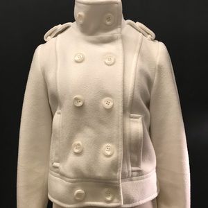 XX1 white button coat